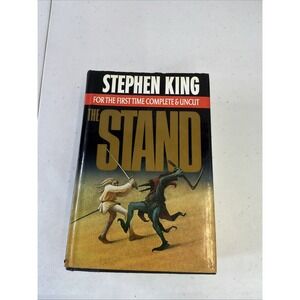 Stephen King The Stand Complete and Uncut Hardcover Book 1990 Doubleday